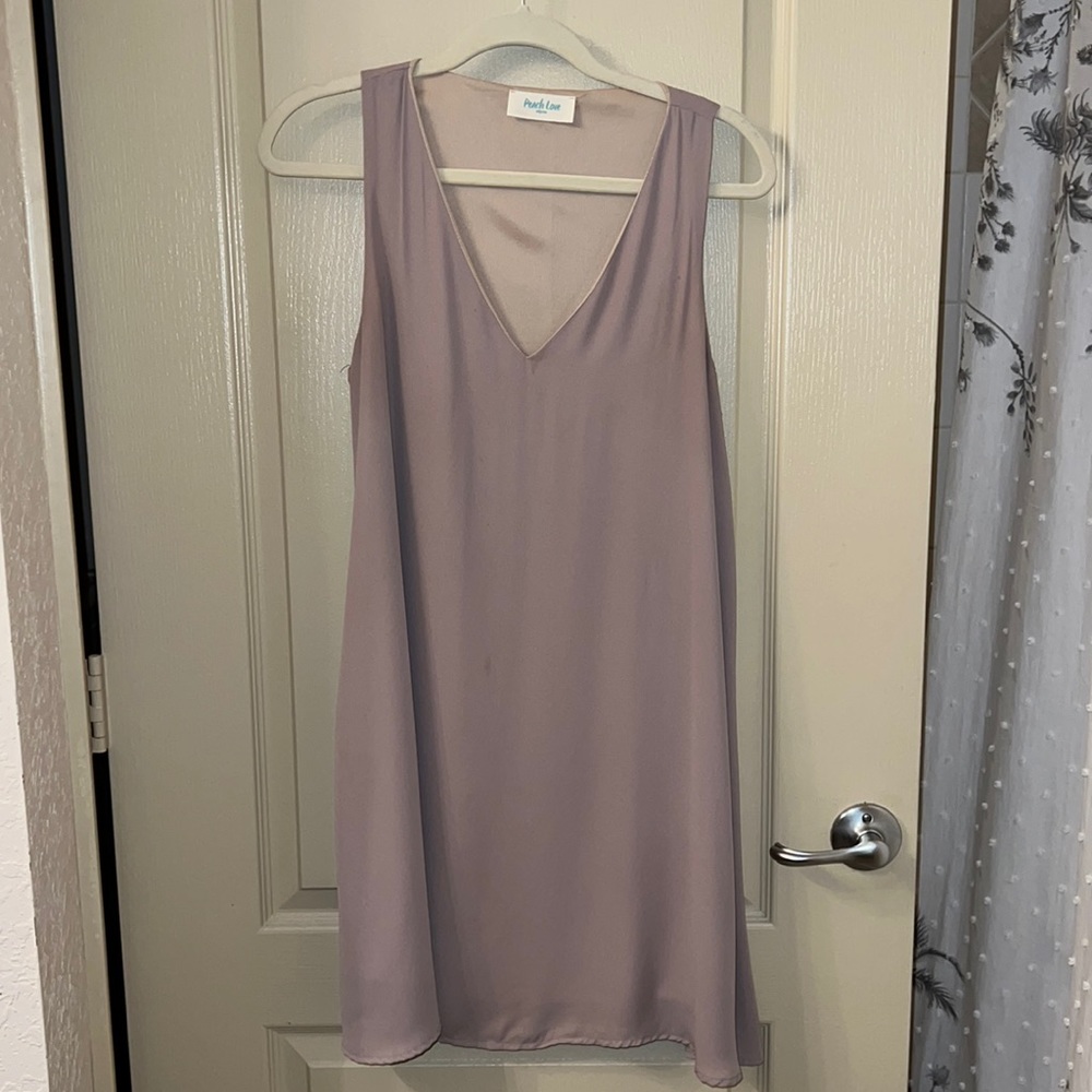 Boutique Dress Tan S